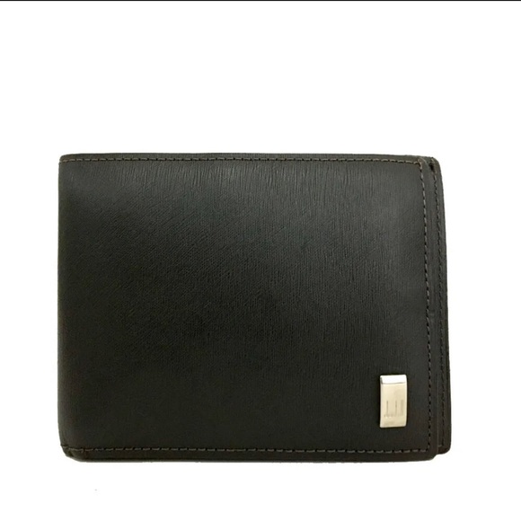 Nice Dunhill Black Leather Bifold Wallet - Picture 1 of 4